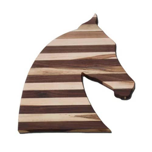 TG Designs LLC - Horse Head Charcuterie / Cutting Board Medium