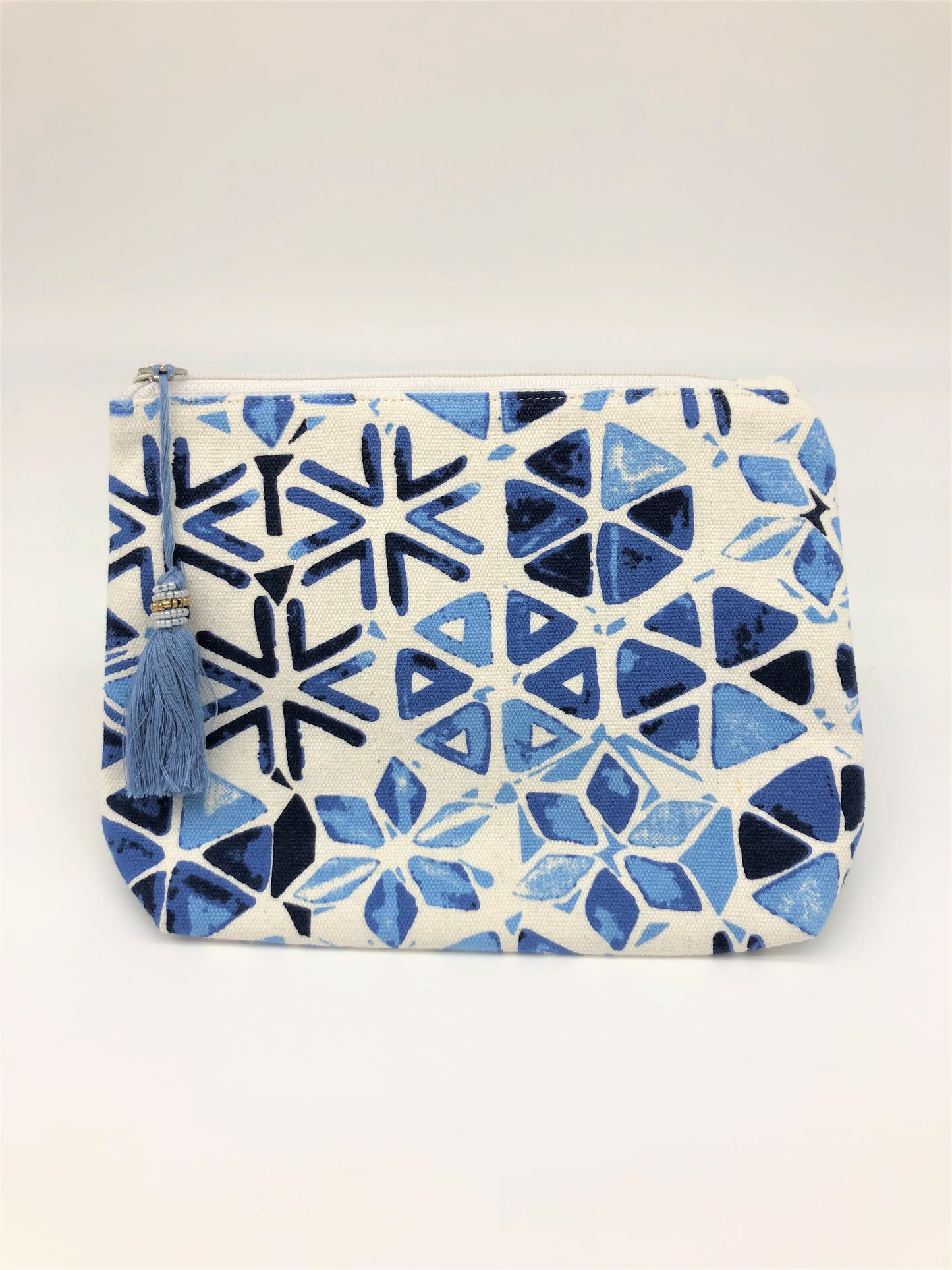 Navy Zippered Pouch